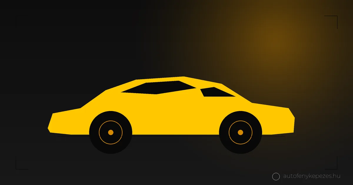 A motorháztető domborulatainak drámai bemutatása
